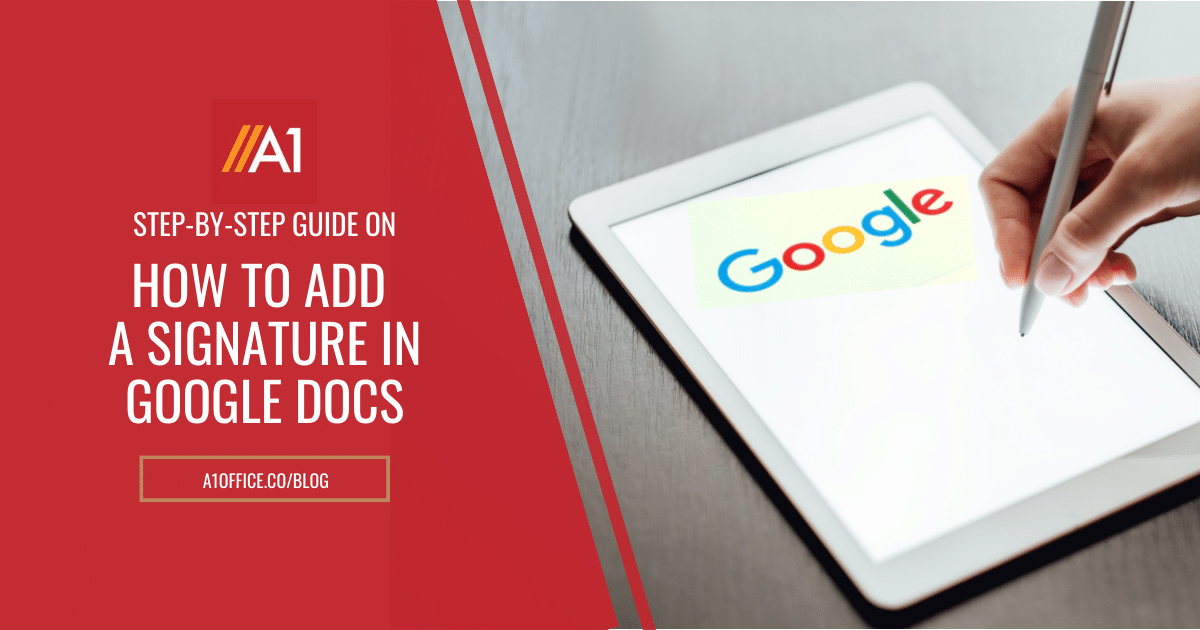 How to Add a Signature in Google Docs: A Step-by-Step Guide