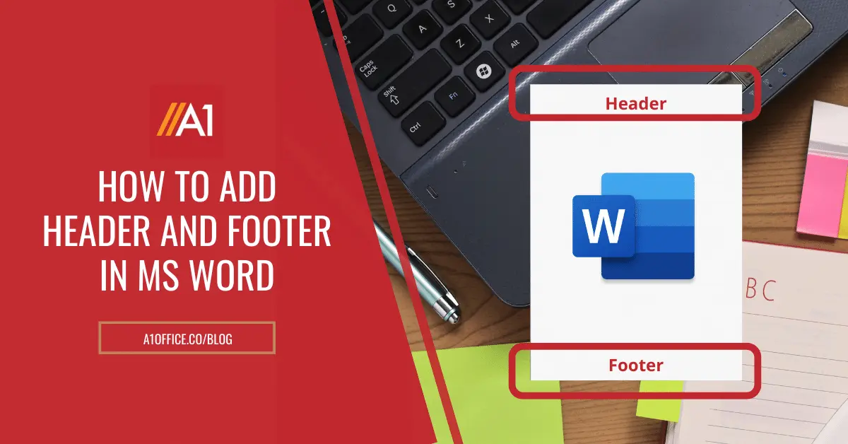 How to Add Header and Footer in MS Word