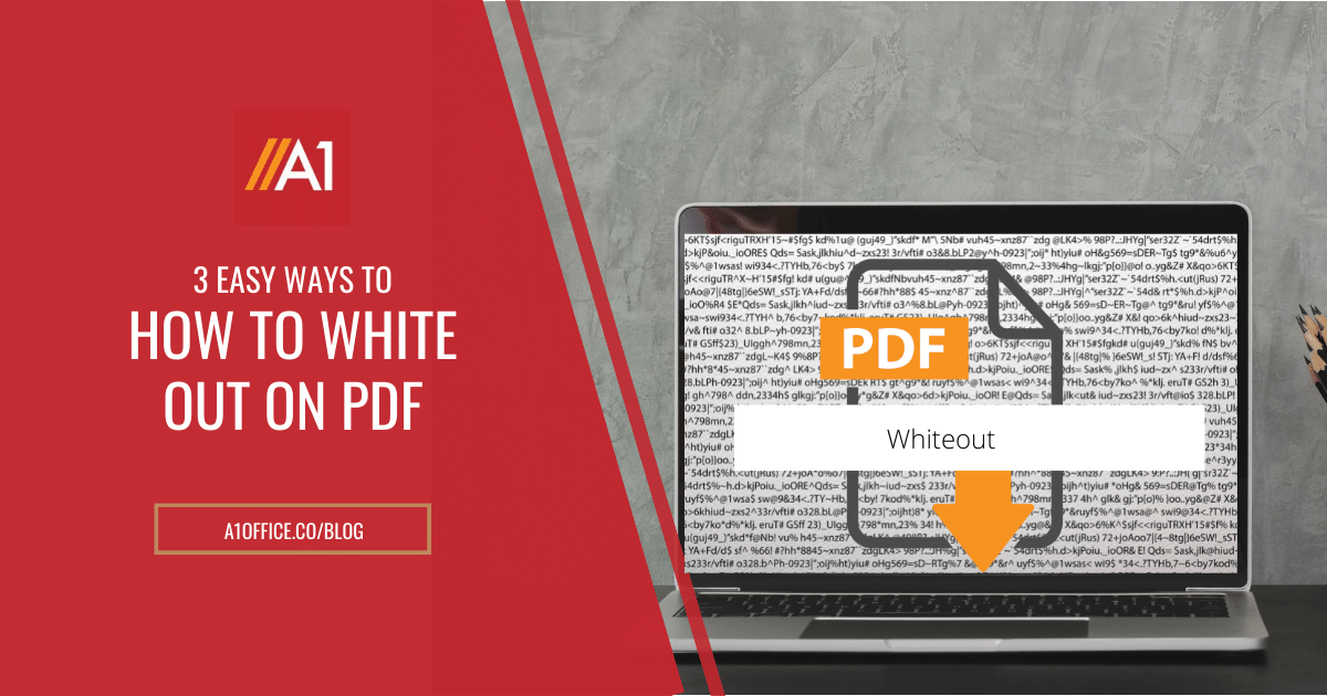 How to White Out on PDF: 3 easy methods