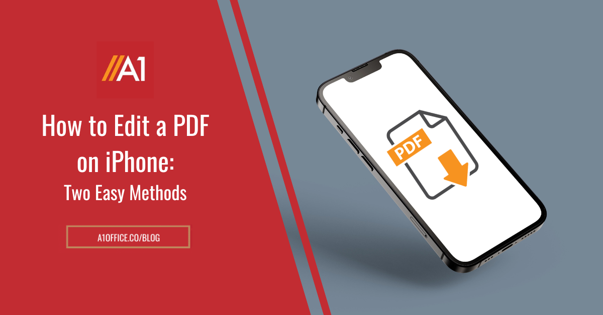 How to Edit a PDF on iPhone: Two Easy Methods
